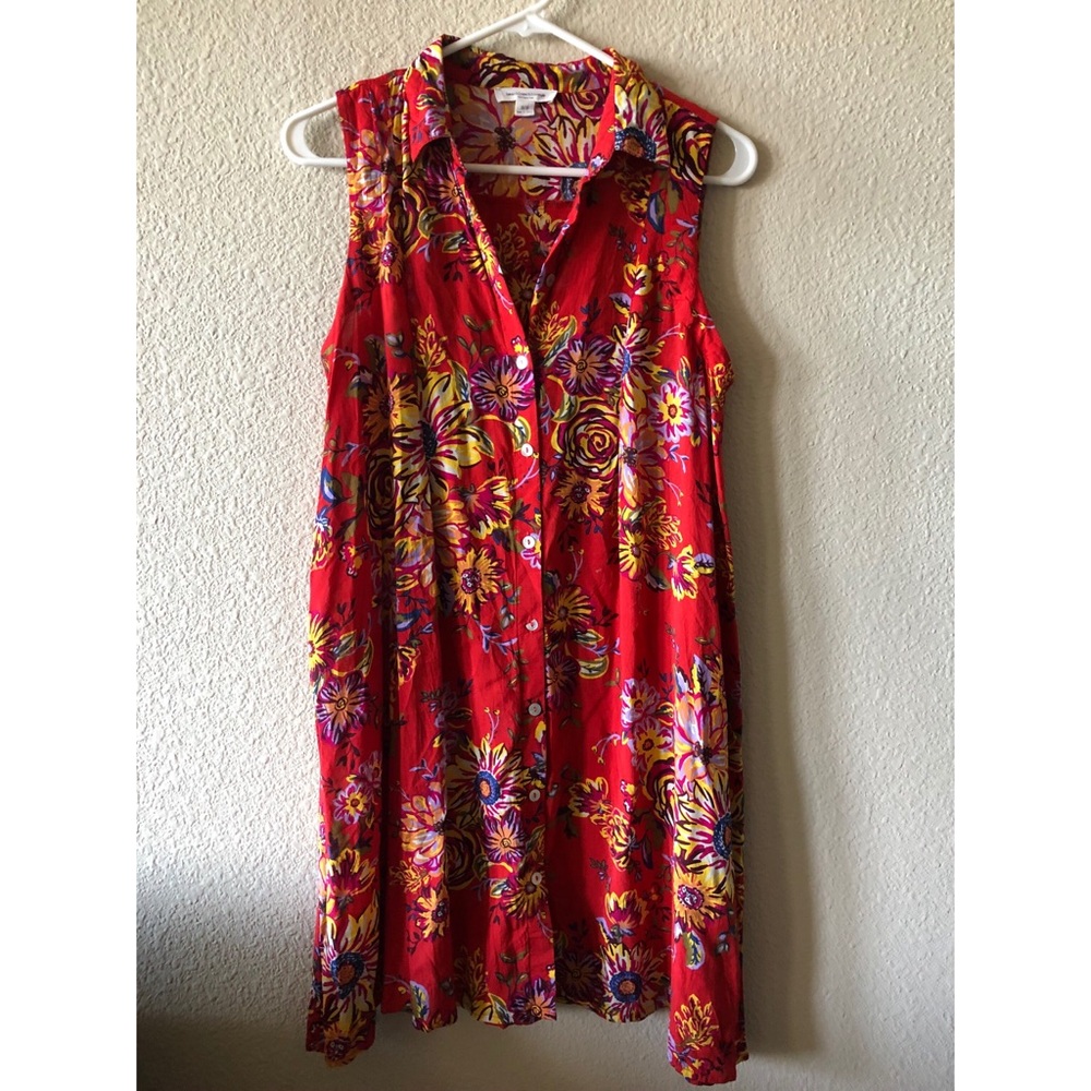 BeachLunchLounge Alexa Patterned Button Down Dress